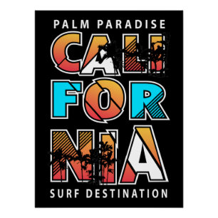 Das Paradies für Palmen in Kalifornien: Ein Traum Poster