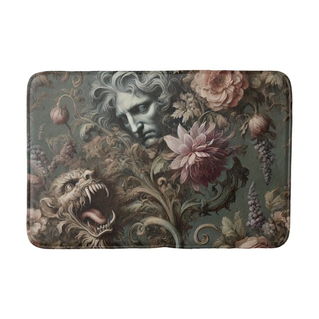 Das Paradoxon des Fahrers - Die gotische Mythologi Badematte (Vorderseite)