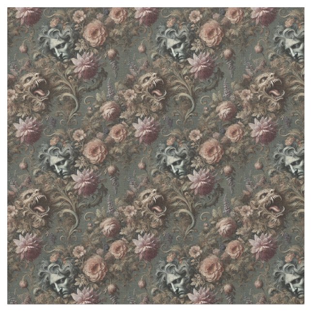 Das Paradoxon des Fahrers - gotische Ziegeleisen Stoff (Nahaufnahme)