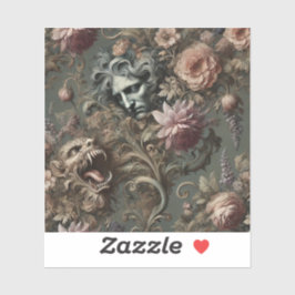 Das Paradoxon des Fahrers - Gotisches Mythisches K Aufkleber