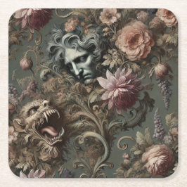 Das Paradoxon des Fahrers - Gotisches Mythisches K Rechteckiger Pappuntersetzer