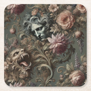 Das Paradoxon des Fahrers - Gotisches Mythisches K Rechteckiger Pappuntersetzer