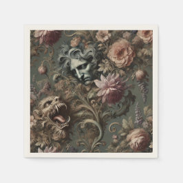 Das Paradoxon des Fahrers - Gotisches Mythisches K Serviette