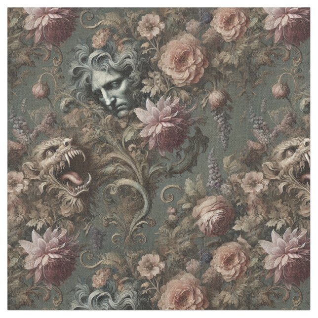 Das Paradoxon des Fahrers - Klassische Gotik Stoff (Nahaufnahme)