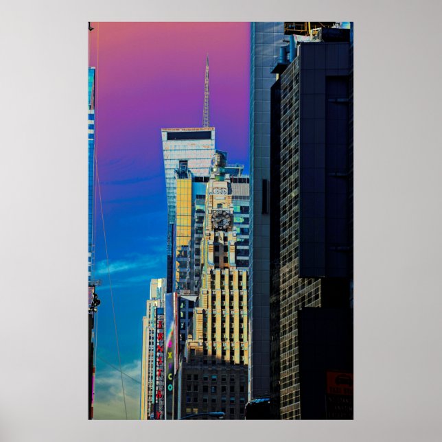 Das Paramount-Gebäude New York City Poster (Vorne)