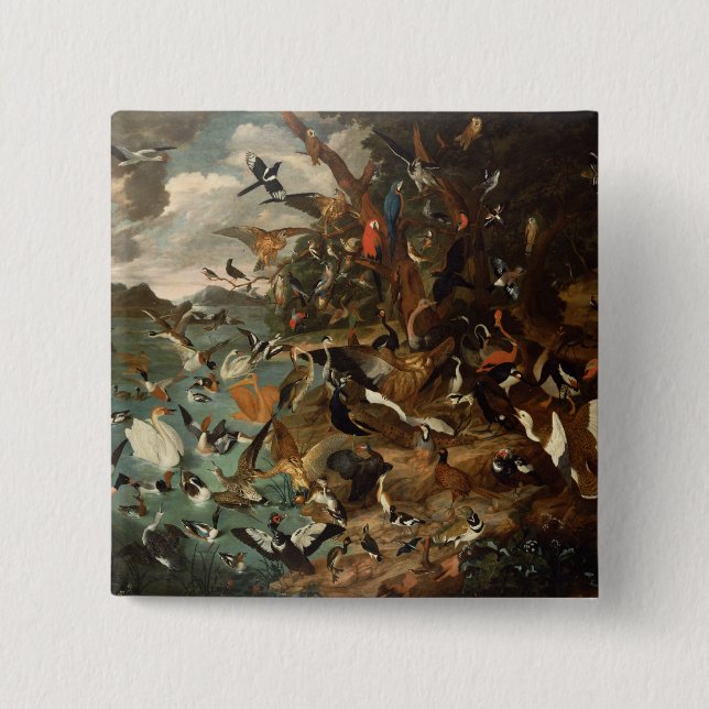 Das Parlament der Vögel Button (Vorderseite)