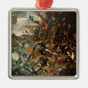 Das Parlament der Vögel Ornament Aus Metall