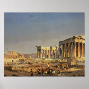Das Parthenon, 1863 Poster