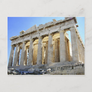 Das Parthenon auf der Akropolis Postkarte