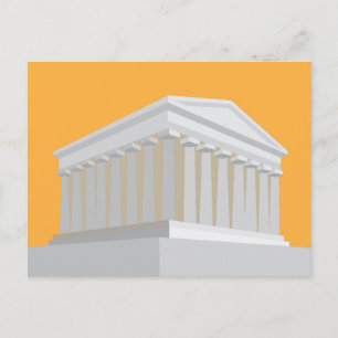 Das Parthenon aus Griechenland Postkarte