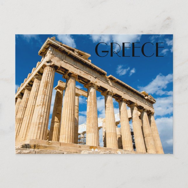 Das Parthenon Griechenland Postkarte (Vorderseite)