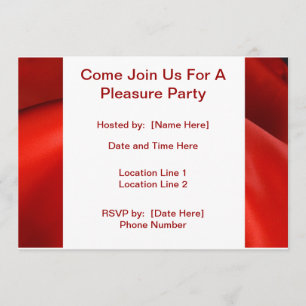 Das Party "Custom Pleasure" lädt ein Einladung