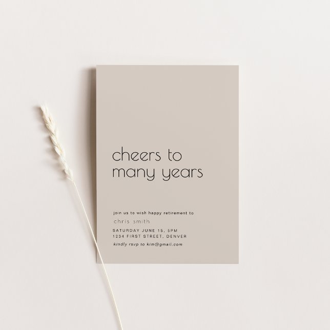 Das Party der einfachen Altersversorgung für viele Einladung (Von Creator hochgeladen)