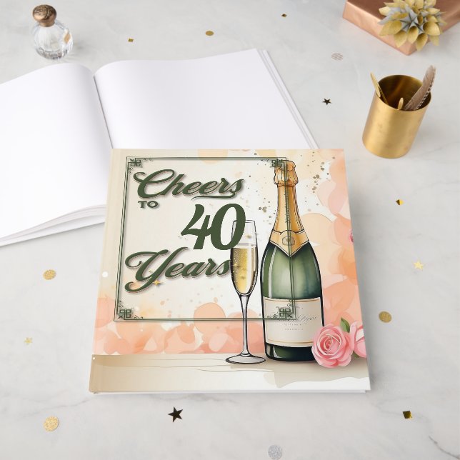 Das Party der Jahre Gästebuch (Vorderseite Offen)