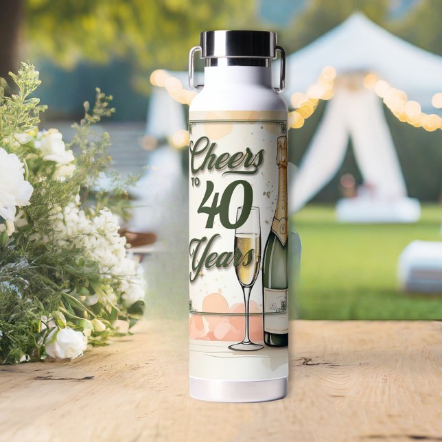 Das Party der Jahre Trinkflasche (Von Creator hochgeladen)