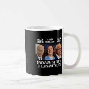 Das Party der Lügner und Diebe unterstützt Präside Kaffeetasse