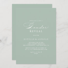 Das Party der weiblichen Gender Einladung