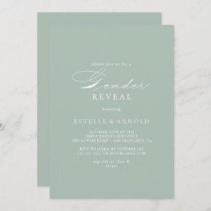 Das Party der weiblichen Gender Einladung