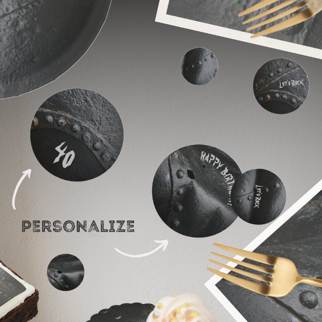 Das Party eines Mannes mit schwarzem Industriestan Konfetti (Von Creator hochgeladen)