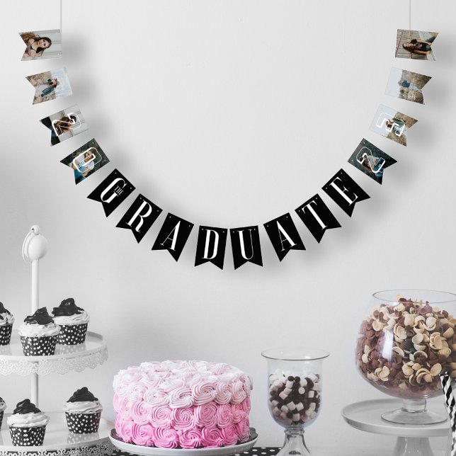 Das Party "Graduate Foto Collage Graduate Year" Wimpelkette (Von Creator hochgeladen)