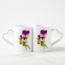 "Das Party Pansy" auf dem Set "Tasse der Liebenden
