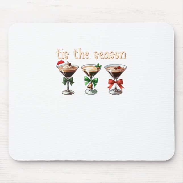 Das Party "The Season Espresso Cocktail Glasses" Mousepad (Vorne)