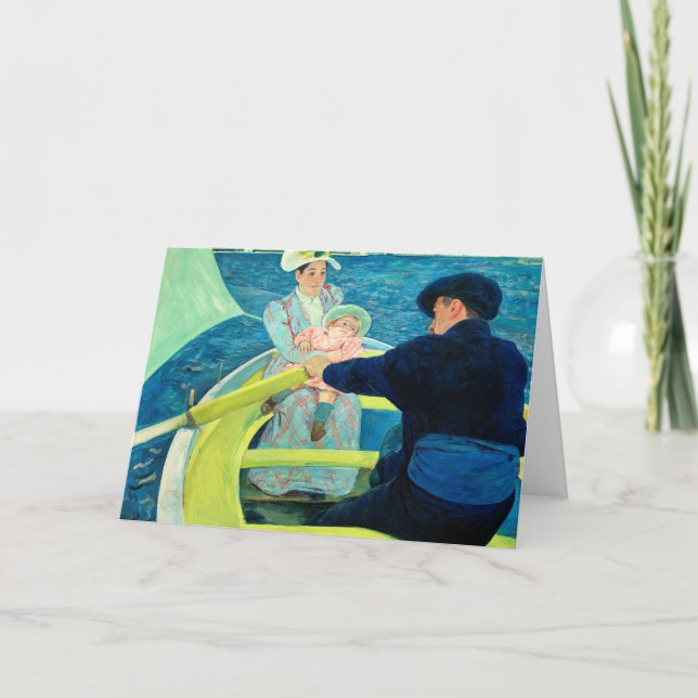 Das Party von Mary Cassatt Dankeskarte (Vorderseite)