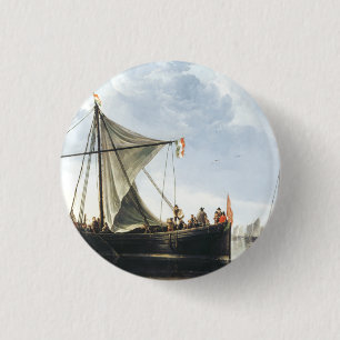 Das Passage Boat Aelbert Cuyp Button