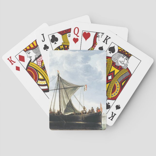 Das Passage Boat Aelbert Cuyp Spielkarten (Rückseite)
