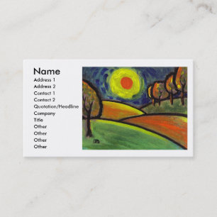 Das PASTELL- UND ACRYL LANDSCHAFTSöl, Name, füge Visitenkarte