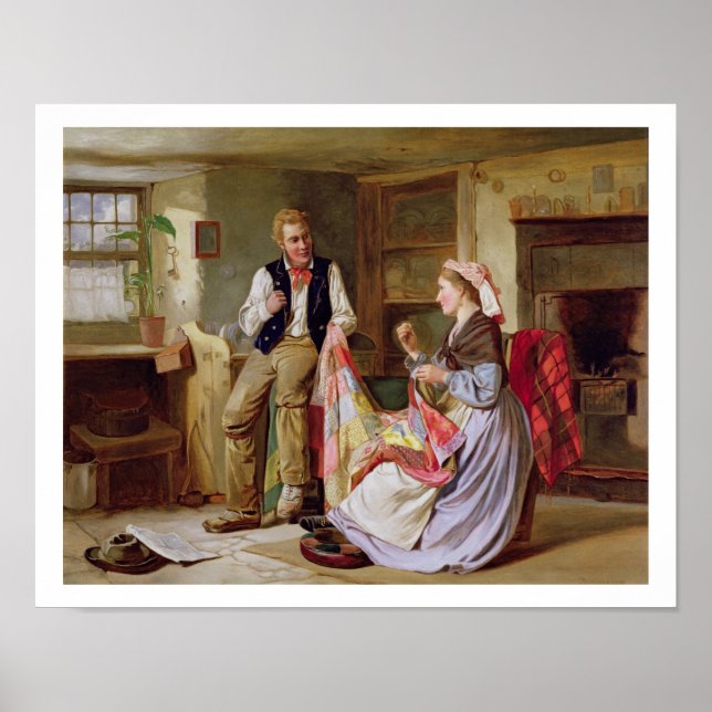 Das Patchwork-Quilt Poster (Vorne)