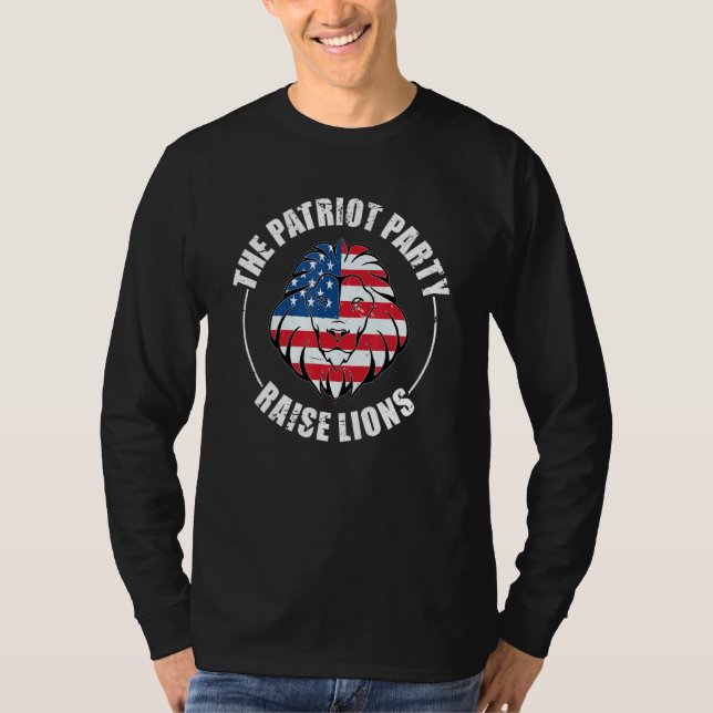Das Patriot-Party hebt die Lügen der Konservativen T-Shirt (Vorderseite)