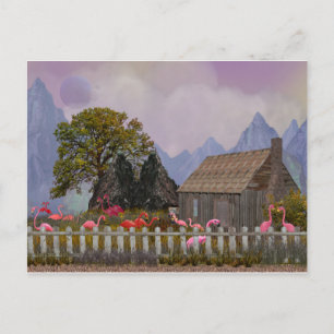 das Penfield-Rosa-Plastik-Flamengo-Schutzgebiet Postkarte