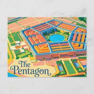 Das Pentagon Virginia Postkarte
