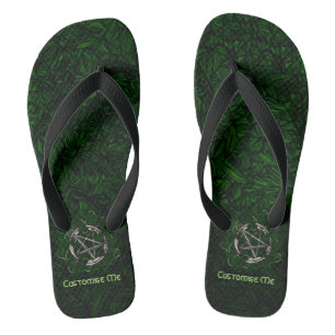 Das Pentagramm u. der Efeu Flip Flops
