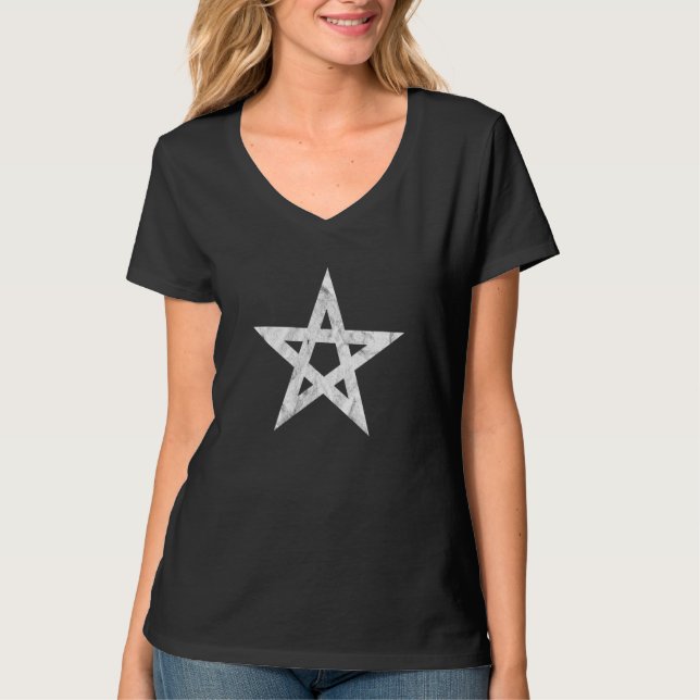Das Pentagramm vintage  2 T-Shirt (Vorderseite)