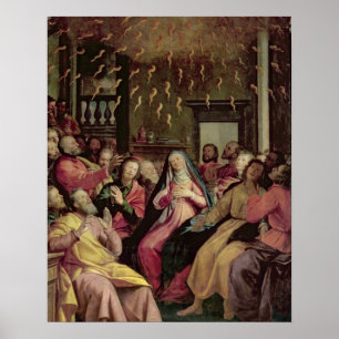 Das Pentecost, c.1598 (Öl auf Platte) Poster