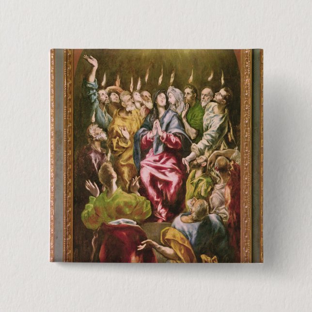 Das Pentecost, c.1604-14 Button (Vorderseite)