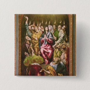 Das Pentecost, c.1604-14 Button