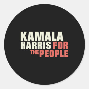 Das People Shirt Kamala Harris 2024 Runder Aufkleber