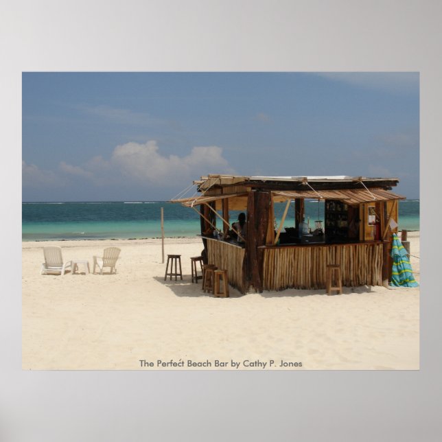 Das perfekte Bar am Strand Poster (Vorne)