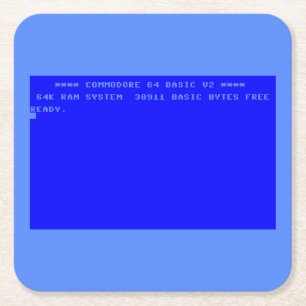 Das perfekte Commodore 64 Liebhaber Zubehör Rechteckiger Pappuntersetzer