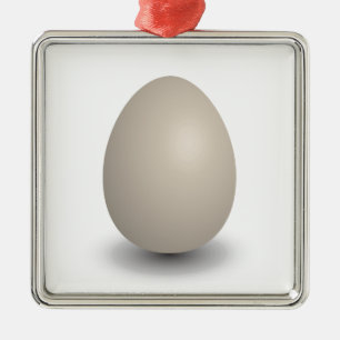 das perfekte Ei Ornament Aus Metall