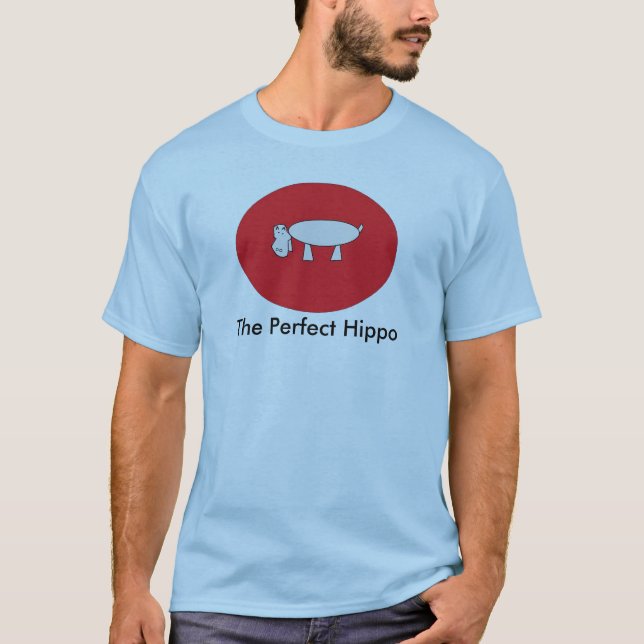 Das perfekte Flusspferd T-Shirt (Vorderseite)
