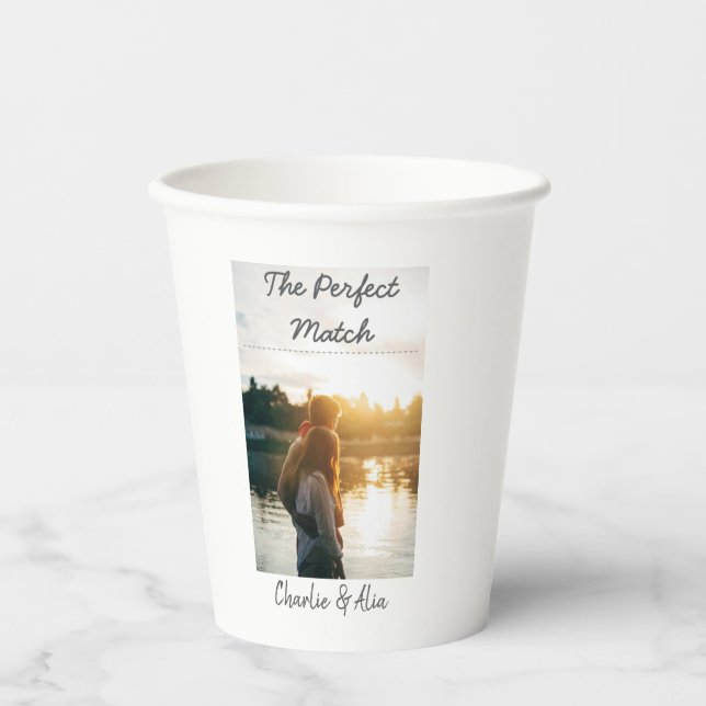 Das perfekte Foto für Hochzeitskinder Pappbecher (Vorderseite)