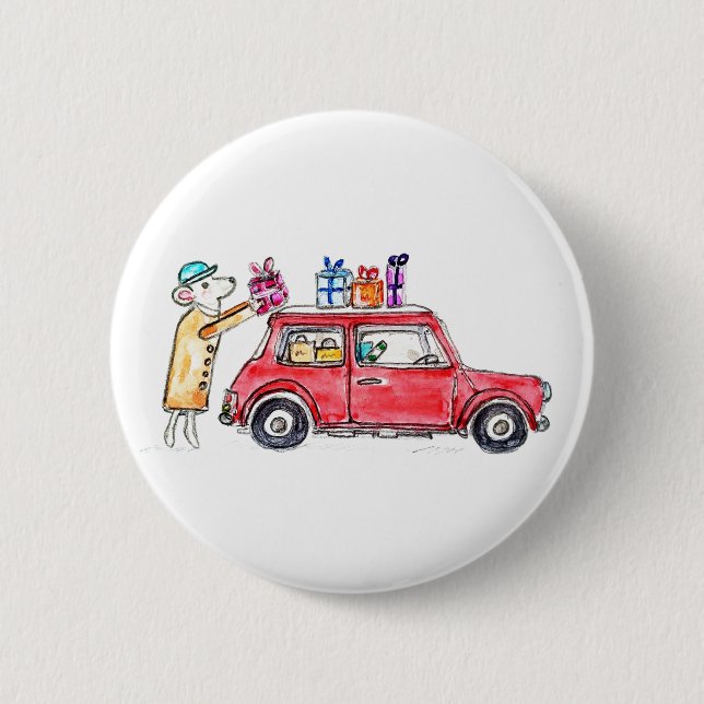Das perfekte Geschenk Button (Vorderseite)