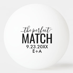 Das perfekte Match hochzimmern Tischtennisball