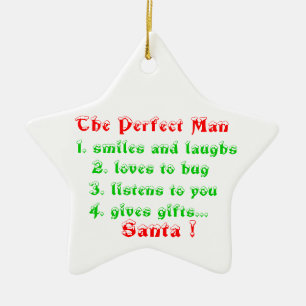 Das perfekte Menschenstar-Ornament Keramikornament