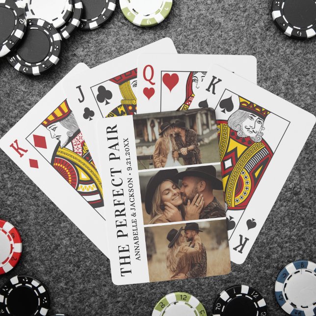 Das perfekte Paar Foto Spielkarten (The Perfect Pair Photo Poker Cards)