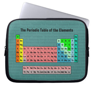 Das Periodensystem der Elemente Laptopschutzhülle
